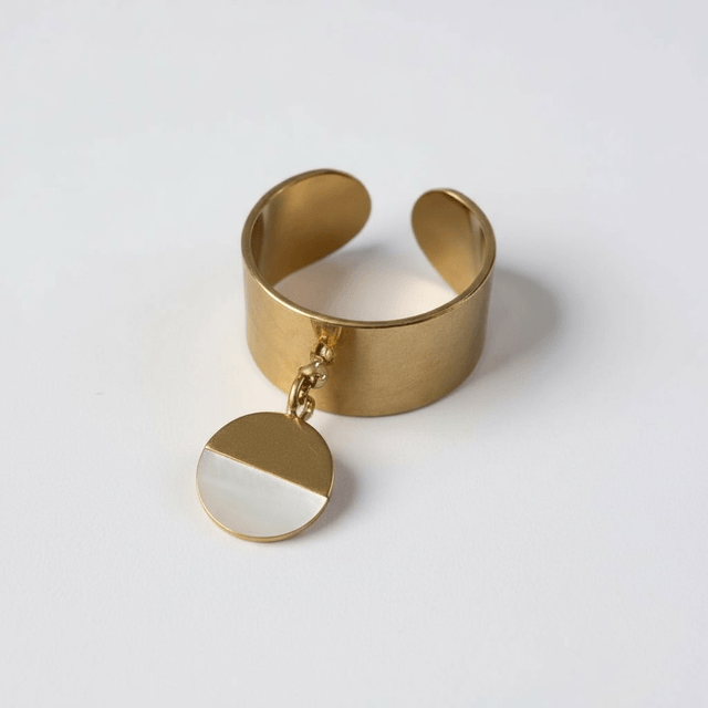 Bague Breloque Nacré