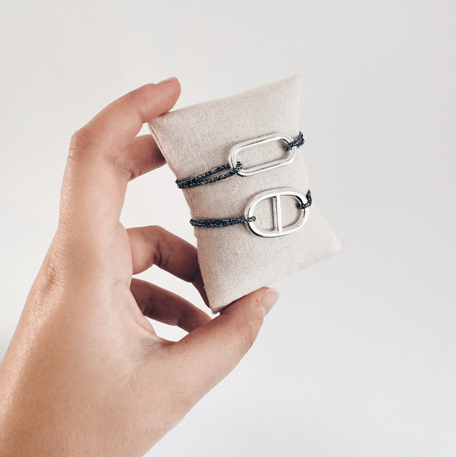 Bracelet Cordon pailleté
